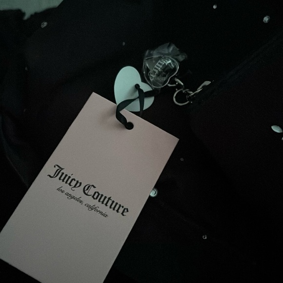 Juicy Couture Black Velvet long zipper Wallet - Picture 5 of 14